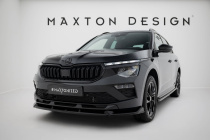 Skoda Kamiq Monte Carlo Mk1 Facelift 2023+ Frontsplitter / Frontläpp V.2 Maxton Design